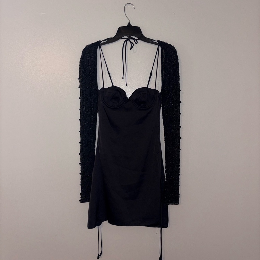 Princess Polly Black Long Sleeve Dress